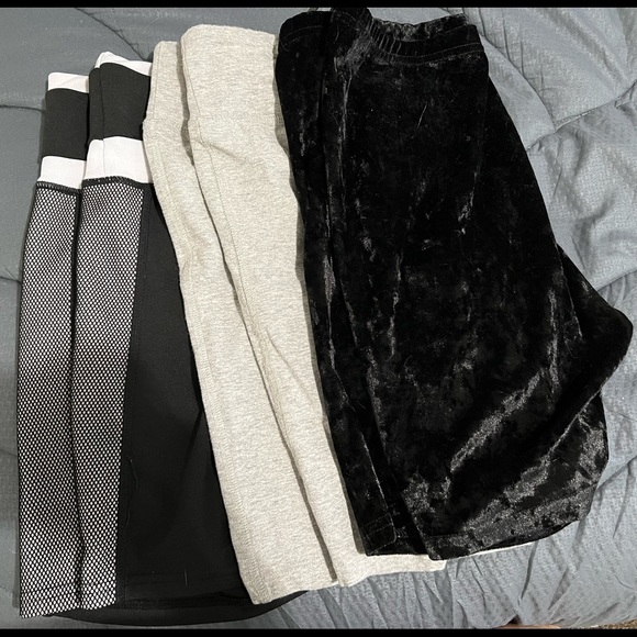 Pants - Biker shorts. (all 3)